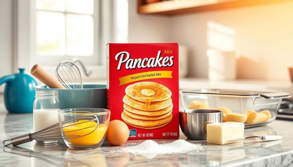 Baked Pancake Ingredients and Tools