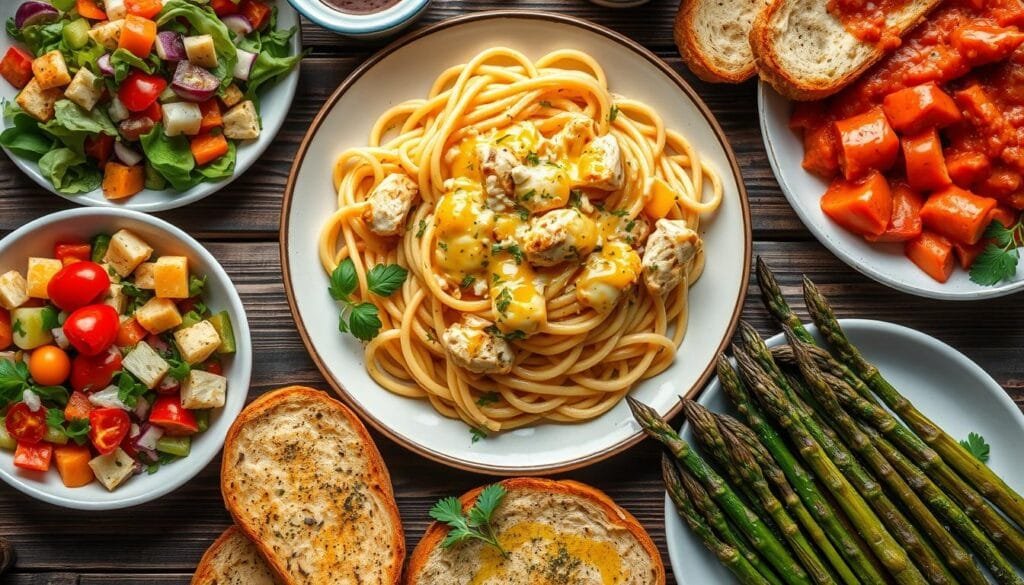 Cheesy Chicken Pasta Side Dishes