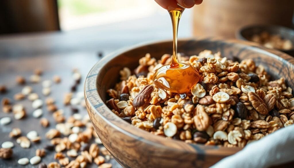 Crunchy Granola Clusters Preparation