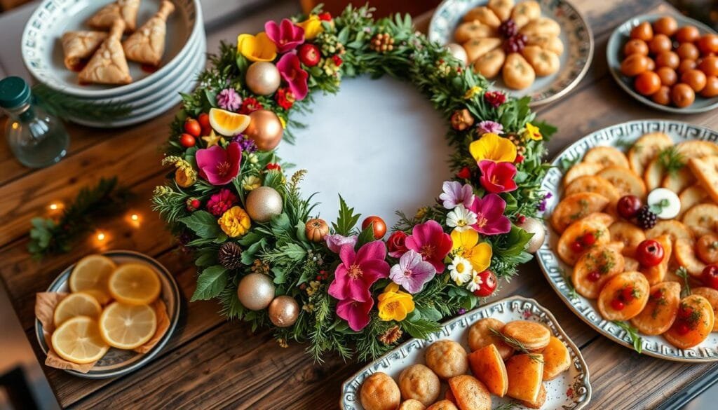 Holiday Crescent Wreath Decoration Techniques