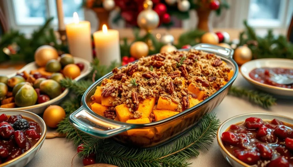 Holiday Sweet Potato Casserole Serving