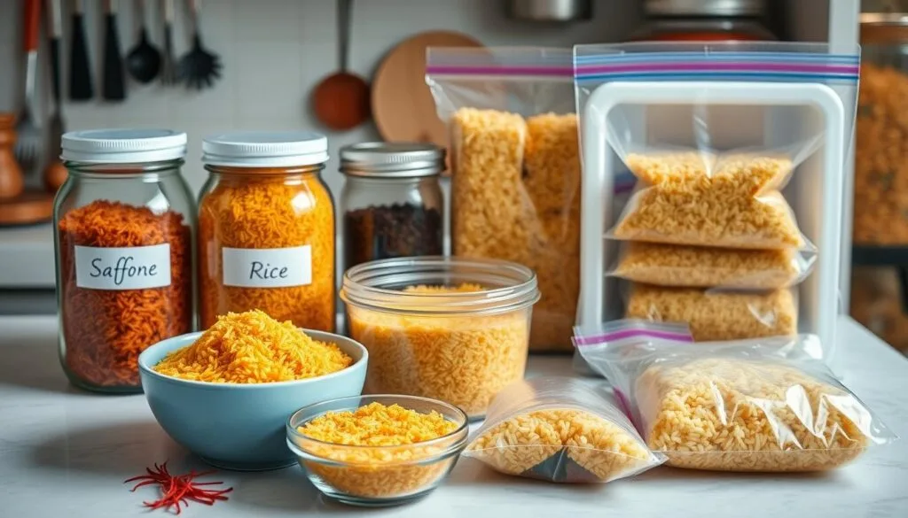 Saffron Rice Storage Techniques